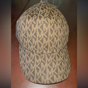 Michael Kors Tan Monogram Hat